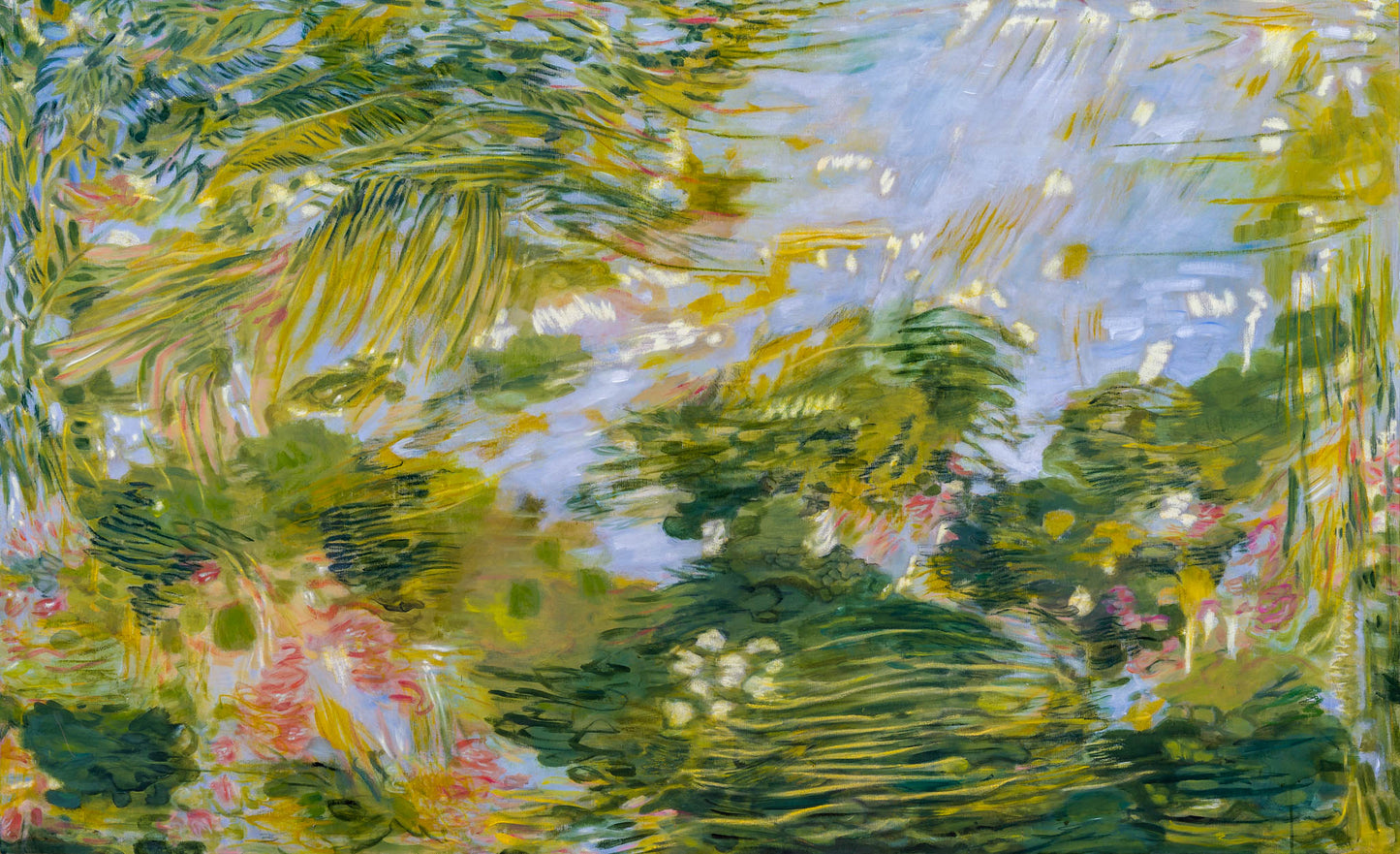 AWindyDay abstract garden painting