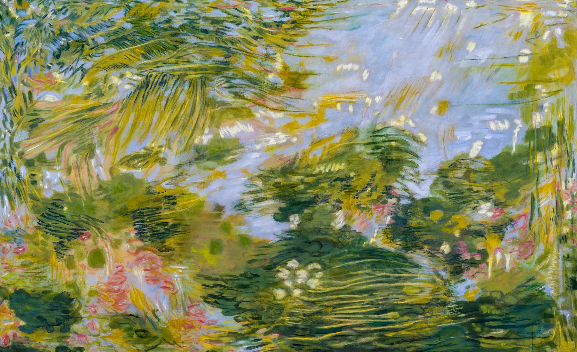 AWindyDay abstract garden painting
