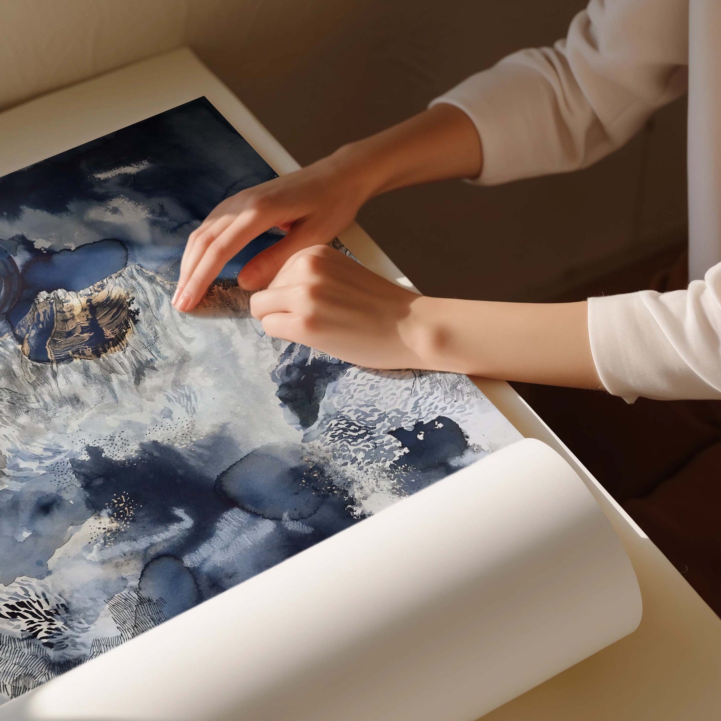 Camping in the Moonlight - Limited Edition Fine Art Print