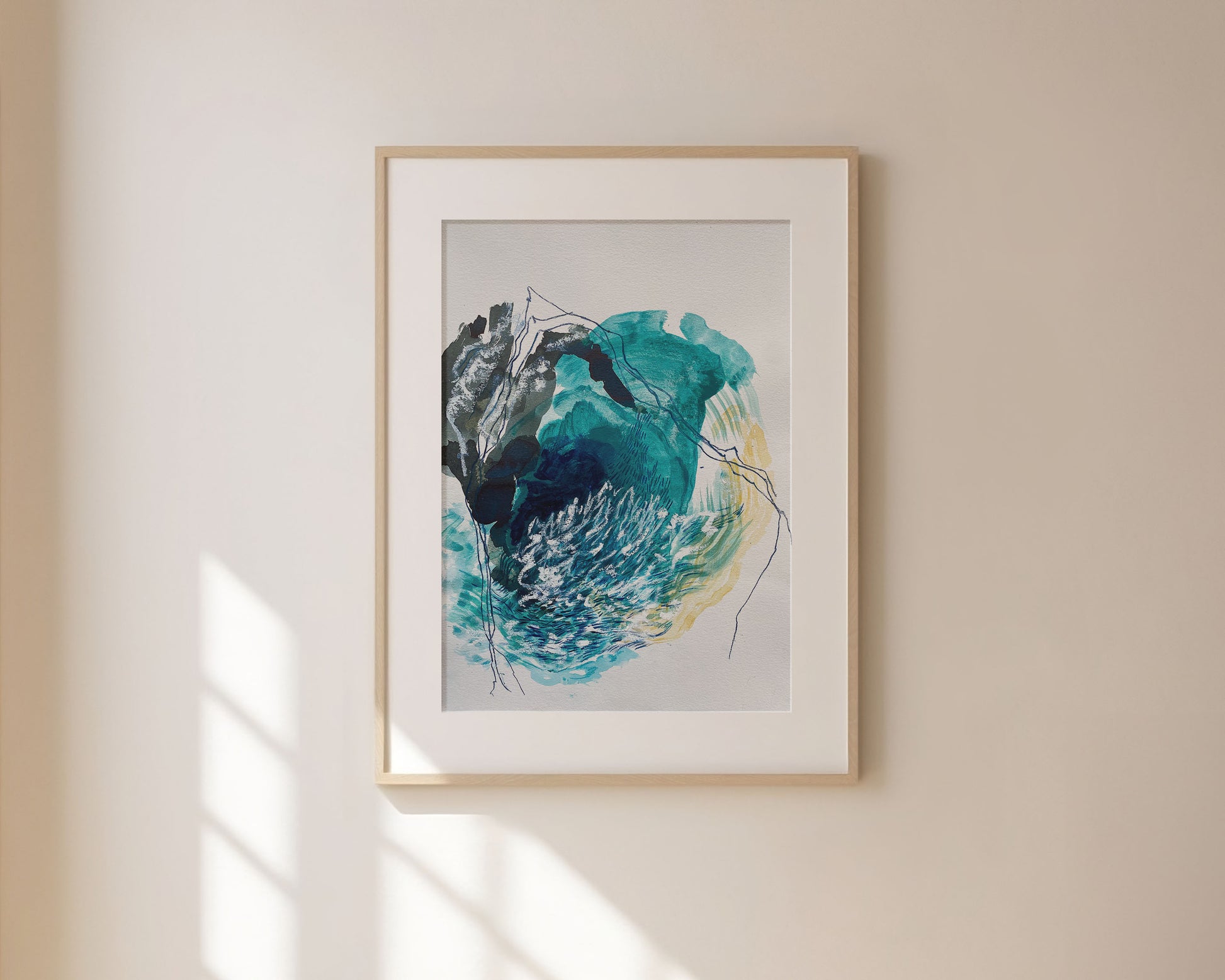 Praia da Ursa Abstract Ocean Original painting