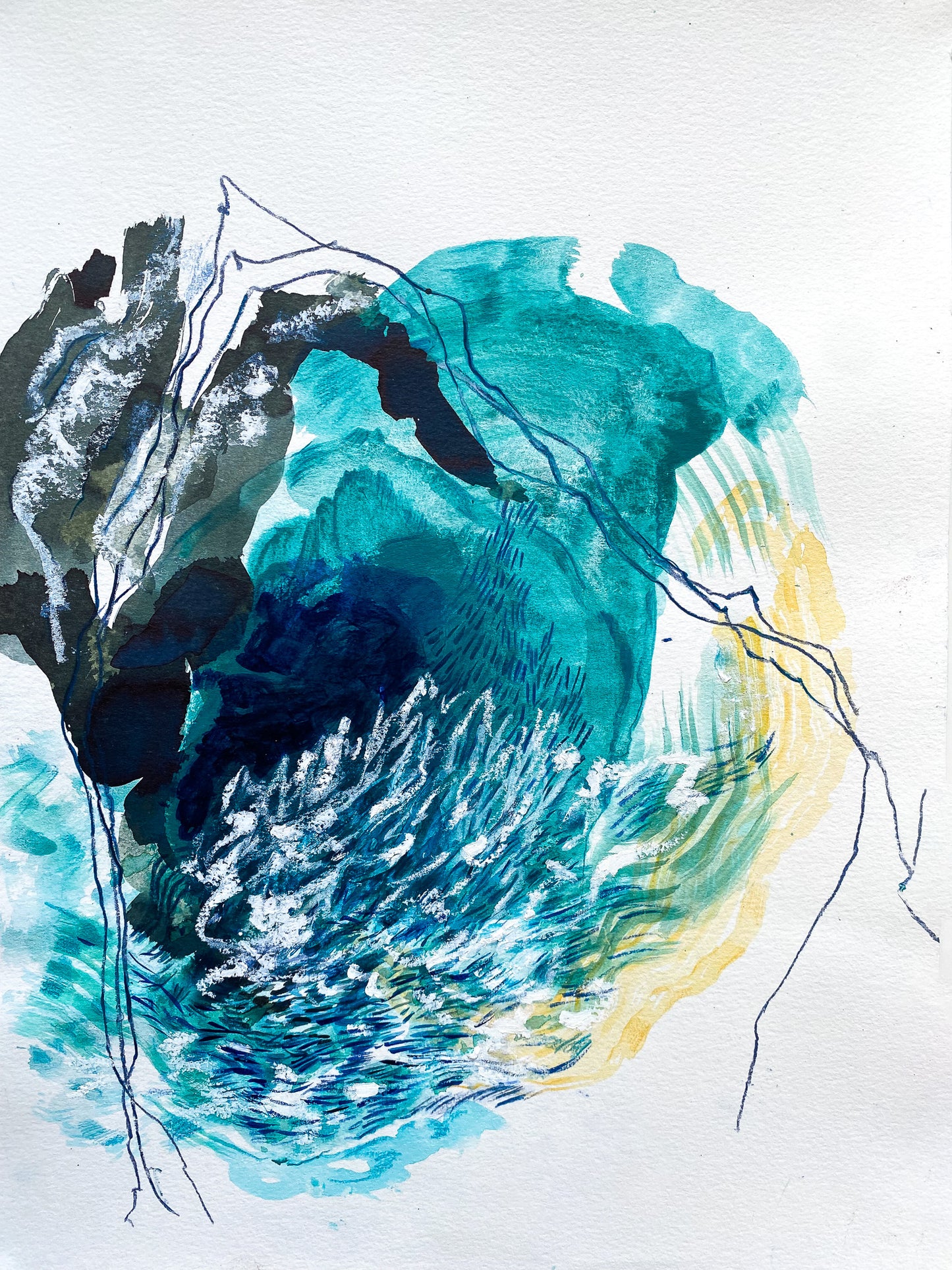 Ursa II Original Abstract Seascape