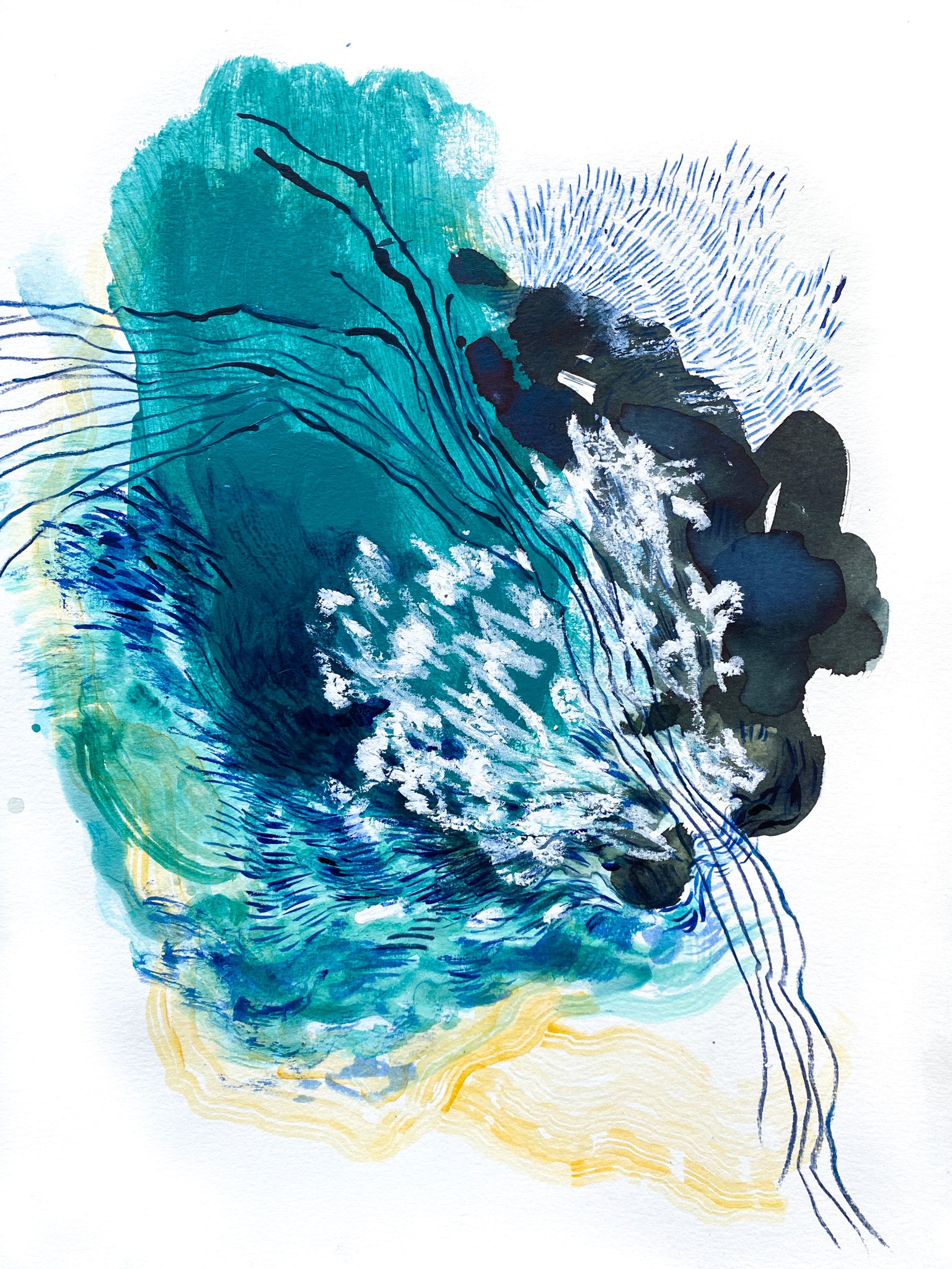 Ursa I Original Abstract Seascape