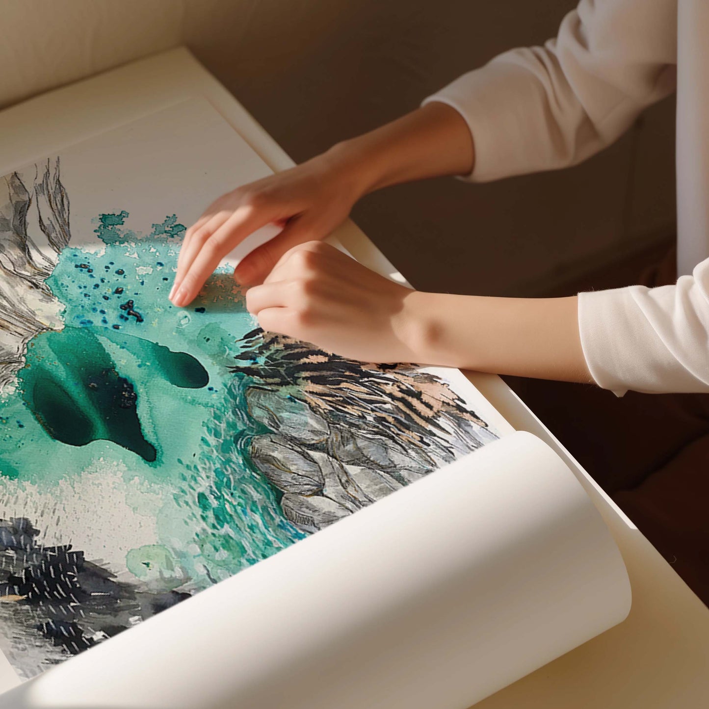 Wadi Al Arbeieen - Limited Edition Fine Art Print