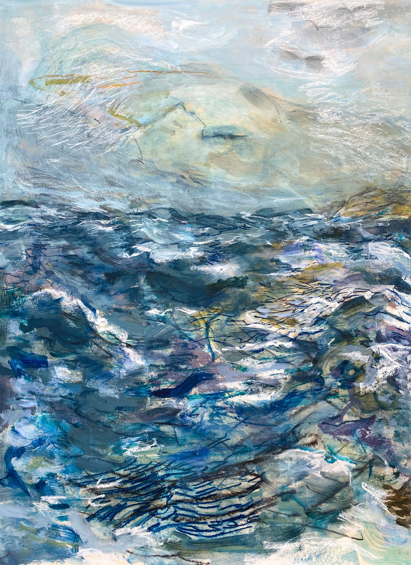 Wild Atlantic coast Artwork detail panel 1