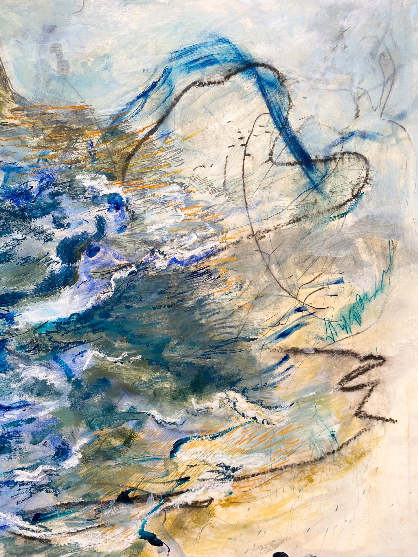 Wild Atlantic coast Artwork detail panel 3