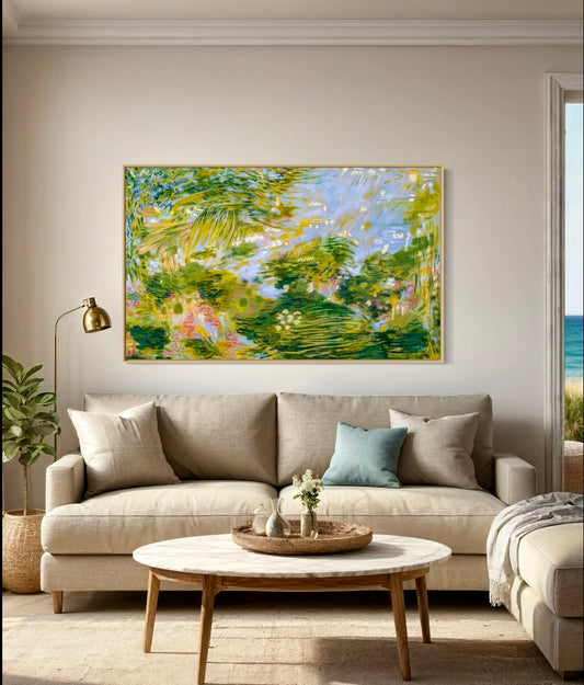 a windy day painting
