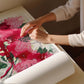 Bougainvillea Print Being carefully packed 